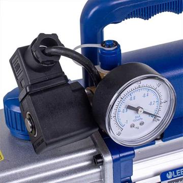 vacuometro ed elettrovalvola pompa vuoto monostadio 51 lt/min