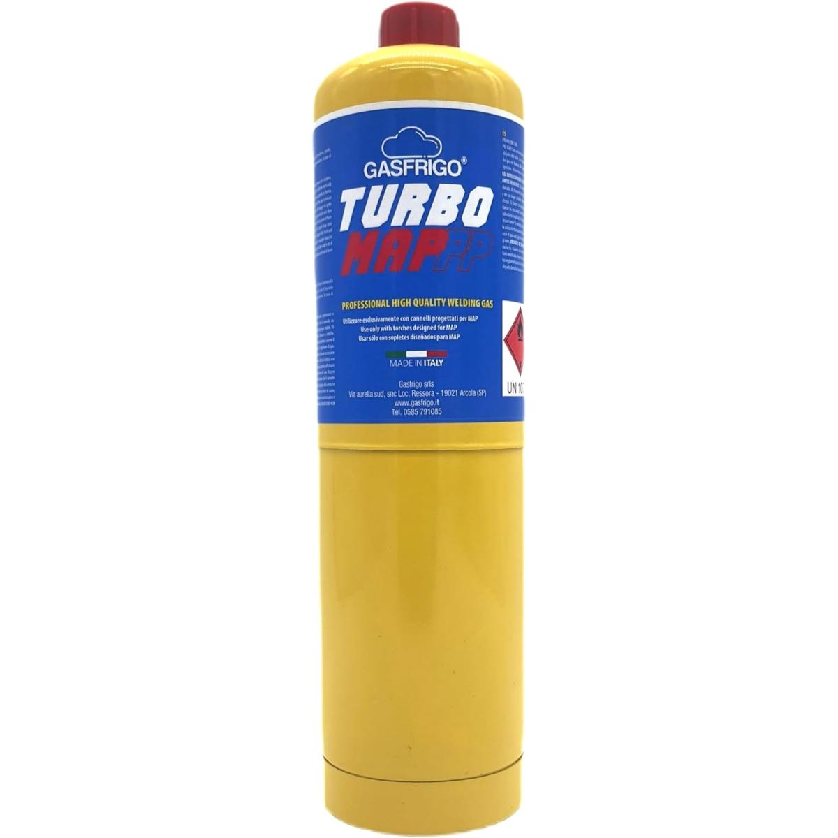 Bombola MAP gas 400 g per saldatura e brasatura ad alta temperatura