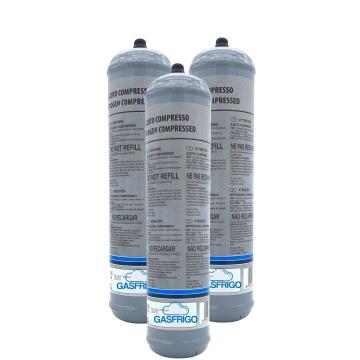 Kit 3 bombole Azoto 1 Litro 110 Bar per condizionamento e ricerca perdite.