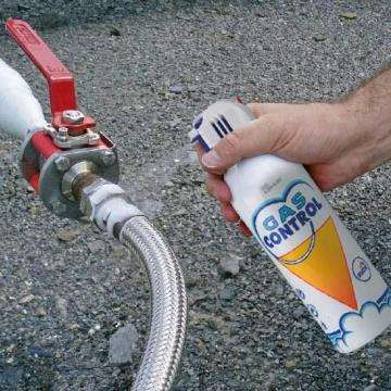 Cercafughe spray schiuma 400 ml, per gas refrigerante metano, anticorrosivo